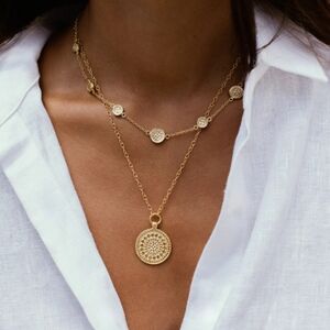 Anna Beck Alignment Necklace - Gold